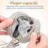 Holibanna Portable Pu Bag Pouch with Clip Versatile Zippered Case for Pacifiers Keys Stylish Travel Organizer