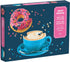 Galison Daily Special 2-in-1 Shaped Puzzle Set, 625 Pieces Total – Two Puzzles Featuring a Donut and Coffee