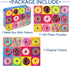 LELEMON Donut Puzzle for Kids Ages 4-8, 100 Piece Jigsaw Puzzles in Metal Box, Educational Fun for Girls and Boys
