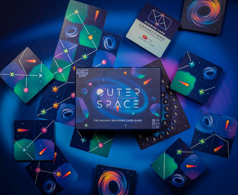 Professor PUZZLE Outer Space Galaxy-Building Card Game