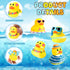 Honoson 72 Summer Summer Pcs Beach Rubber Duckies Bulk Mini Rubber Duck Bath Toys Float Bathtub Ducky Cute Squeaky