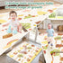74x50 Inch, Poudee Baby Play Mat Foldable Waterproof and Non-Slip Playmats, Safe Foam Playmat, Playpen Mat, Reversible