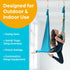 Jungle Gym Kingdom Swing Set Hangers - 2 Heavy Duty Brackets with Locking Snap Hooks for Indoor/Outdoor Use