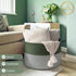 21.7 x13. 8 INDRSSME Large Laundry Storage Basket, - Decorative Rope Blanket Basket for Organizing Bedroom, Living
