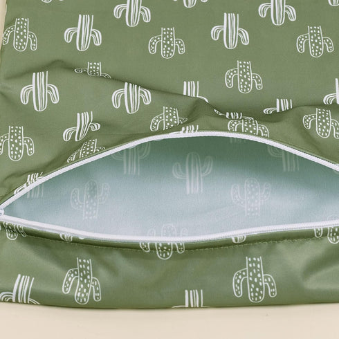 Happy Flute 2pcs Set 10.2x14.4 inches HappyFlute Waterproof Bag - Cactus & Animal Pattern Wet/Dry Bag for Towels