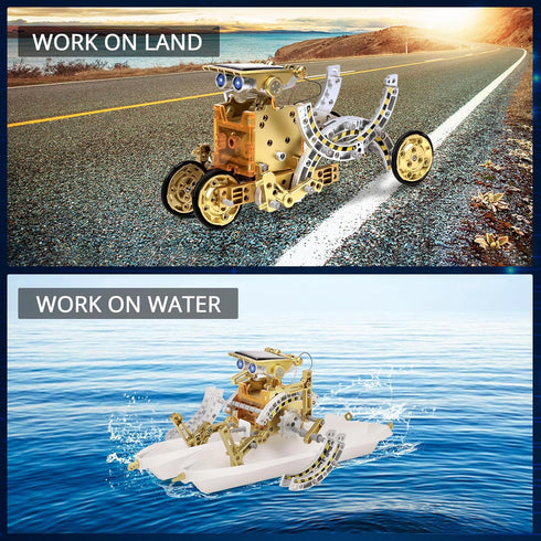 8-13, 12-in-1 9 10 11 12, 8+ RAESOOT STEM Toys for Kids Age Solar Robot Building Science Kits for Boys Girls Teen Age
