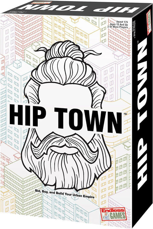 Fun and Fast Paced Hip Town Game of Trading, Bidding, and Building for 2 or More Players Ages 13 & Up