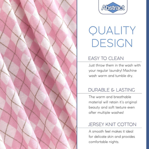 Abstract Mini Crib Cotton Sheets - Ultra Soft Fitted Pack n Play Sheets for Boys Girls Baby - Universal - Snug Fitted -