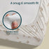 (2 Pack) 20.8 31.5 23.6 35.4 Tutti Bambini Premium Bassinet Sheets - Soft & Breathable Bamboo Viscose Jersey