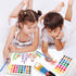 AROIC Watercolor Paint Set, 36-Color Non-Toxic Washable Watercolors with 10 Brushes for Kids & Adults, Art Supplies