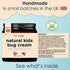NaturallyMum Natural Bug Cream for Kids & Babies - Skin Soothing Formula with Zinc