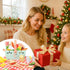 Playset, 31 Sets 3+ Wooden Toy Picnic Pcs Wooden Play Food Sandwich Stacking Toys for Kids Pretend Play Cutting Food