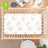 3 inch Dream On Me Spring Coil Portable Crib Mattress | Greenguard Gold Certified, Brown clouds