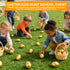 24 Pack 2.36" TURNMEON Golden Easter Eggs Empty, Shiny Metallic Plastic Easter Eggs Fillable Surprise Gold Eggs