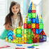 Magnetic Blocks - Magnetic Toys for Toddlers, Kids Building Blocks, Preschool Magnet Set, 70 Pieces