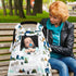 Cozy Baby Car Seat Cover, Car Carseat Canopy Boys, Minky & Warm Cover, Infant Carrier Cover with Peep Windows, Soft