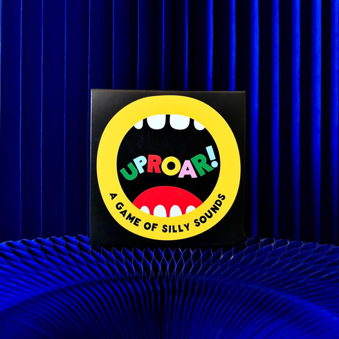 UpRoar! The Card Game of Silly Sounds, Plastic-Free Family Party Game for Kids, Teens, Adults, 2+ Players, Eco-Friendly