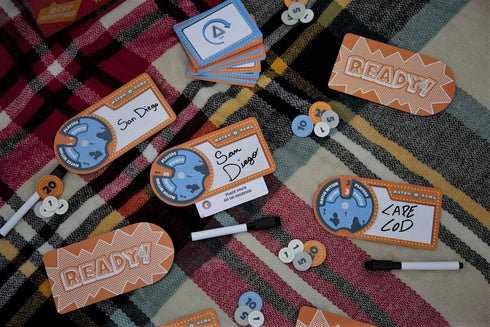 USAOPOLY Match-O-Rama Family Board Game - Fast Paced Press-Your-Luck Matching Game for All Ages