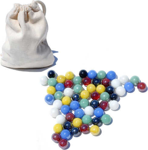 WE Games Replacement Glass Marbles - For Chinese Checkers