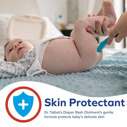 Talbot's 1 oz Dr. Maximum Strength Diaper Rash Ointment - - Zinc Oxide Skin Protectant with Peruvian Balsam - Treats