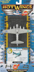 B-17 Hot Wings Planes Flying Fortress Jet (Silver) with Connectible Runway