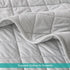 Toddler Blanket for Daycare, Baby Crib Nap Blankets Comforter, Quilted Kids Cot Bed Blanket 30"x40", Soft Throw Blanket for Kids, Lightweight Grey Swaddle Blanket Boys & Girls by Biloban