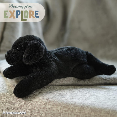 Bearington Collection Lil' Jet - 8 Inch Black Lab Stuffed Animal