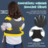 Jeroray Baby Wrap Carrier Sling: Baby Wearing Wraps Newborn to Toddlers Infants Stretchy Easy to Wear Hands Free Plus