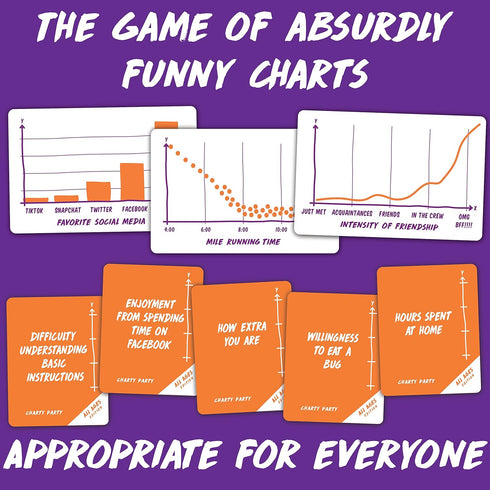 All Ages Edition - Mathematically Humorous Card Game for 3+ Players - 30 to 90 Play Time
