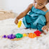 Melissa & Doug Rainbow Caterpillar Gear Toy - 6 Interchangeable Gears for Toddlers and Babies