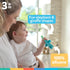 (2-Pack) 3+ Nuby Tube Teether - Baby Teething Toy - Months - Elephant and Giraffe