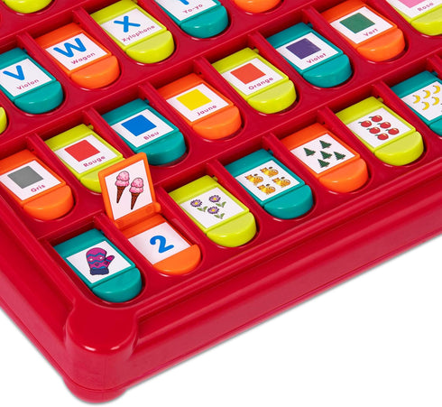 Battat French Alphabet Toy for Learning, 50 Pop-Up Flaps, Educational Toy for Toddlers 3 Years+, Alphabet Cache-Cache