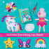 CRAFTSBEE 7+ 5 Cozy Magical Unicorn Sewing Kit for Girls - Create Adorable Felt Animals & a Pillow - Fun, Easy