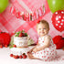 1st Strawberry Party Decorations for Birthday - Strawberry Highchair Banner, Sweet One Birthday Decorations, Best Sweet