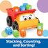 Learning Resources Tony the Peg Stacker Dump Truck, 10 Pieces Fine Motor Skills Toy for Toddlers, Ages 18+ Months