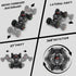 2.4Ghz 4WD 5-7 8-13 Terucle Remote Control Car, Gravity Gesture Sensing RC Cars, Monster Stunt Twist Truck Kids Toys
