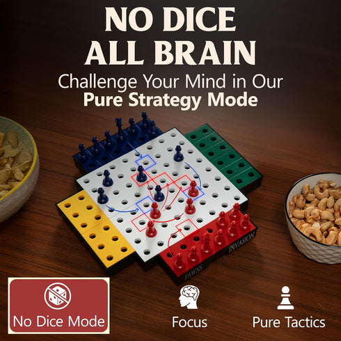 Crestar Games 8+ Family Board Games for Kids and Adults I Strategy Board Games for Adults and - Pawns Invasion Boards