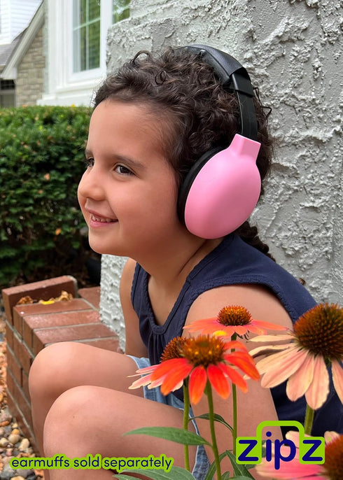 Customizable ZIPZ Magnetic Earmuffs for Kids - Noise Cancelling Covers Available