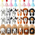 12 Set Mini Plush Toy Stuffed Animals: Adopt a Dog Set with 12 Pcs Stuffed Dogs, Boxes & Birthday Hats