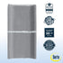 Serta Perfect Sleeper Grey Changing Pad with Plush Cover Set