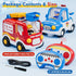 3-5, 3+ 3 4 5 Lehoo Castle Remote Control Car for Toddlers, Fire Trucks for Toddlers Remote Control Police Car Toy