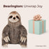 Bearington Simon Plush Three Toed Sloth Stuffed Animal, 10 Inches