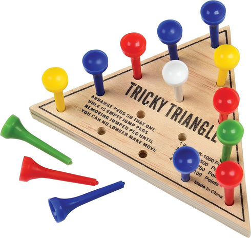 U.S. Toy Tricky Triangle Game - Assorted Travel Games, MU845