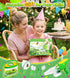 3-12 Bug Catcher for Kids, Bug Vacuum Catching Kit with Bug Collector Butterfly Net Magnifying Glass Bugs Grabber