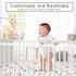 Sweet Jojo Designs Fitted Baby Crib Sheets (Ocean Seashells) for Boys or Girls, Infant Nursery, Toddler Room - Standard