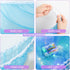Stuffed Animals Hammock - Kids Toy Storage with LED Light Unicorn Castle Plush Organizer for Nursery