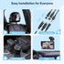 ESIYTGOP 2-Kids 7 Inch 1080P Baby Car Camera Dual Monitor Display with Two Rear Facing Car Seat Cameras, HD Night