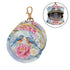 PYBUG Birds Round Pacifier Storage Case, Polyester & TPU Lined with Hook Buckle, Pacifier Container Box for Baby