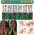 Winrayk 12 Set Video Game Party Favors - Gaming Drawstring Bag, Silicone Bracelet, Glow In The Dark Tattoo