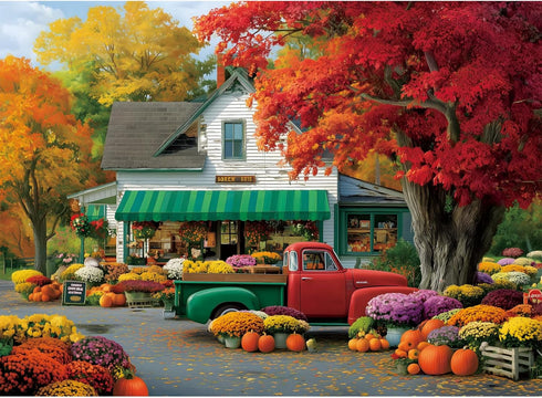VoYouTwo 300 Piece Puzzles for Adults,Spring Flower Shop Puzzle for Adults Kids Seniors,Recycled
